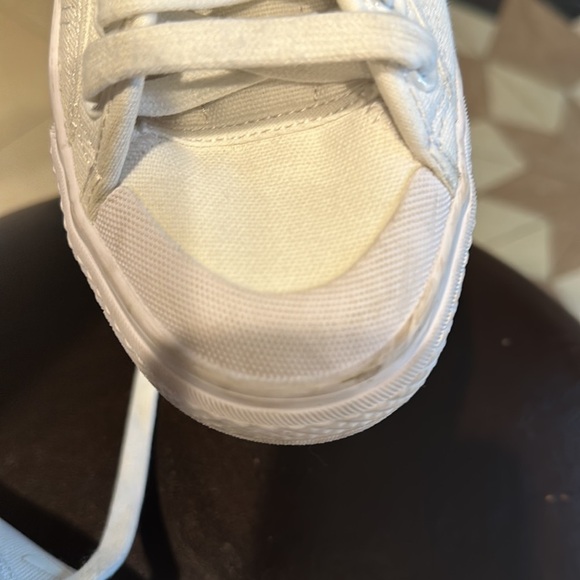 Adidas White Canvas Sneakers - Picture 6 of 7